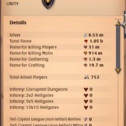SUPER DEUS conta - +1,05 bilhão fame - pve ! - Tecido e Couro FULL Spect - Ilha max 6/6 nível - +50 milhões itens - Colete Skinning & Ferro nível 8 [ todos INFORMAÇÕES NA BIOGRAFIA] 0